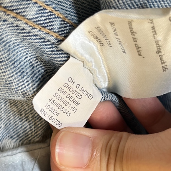 RARE Ksubi Travis Scott Oh G Ghosted Distressed Denim Jacket - Men's Size L - Picture 7 of 10